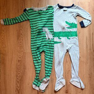 Carter's Footie Cotton Pj's - Size 3T
